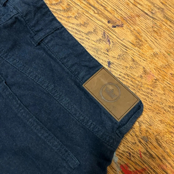 Peter Millar Wayfare Tencel Cotton Blend Slim Fit Pants in Navy Blue Mens Sz 35 - Picture 4 of 7